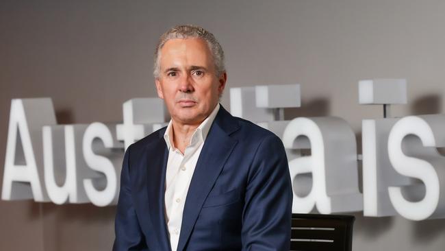 ‘Telstra Ventures has been a key part of our continued network and technology leadership,’ according to outgoing Telstra CEO Andy Penn, above, last month. Picture: NCA NewsWire / Ian Currie