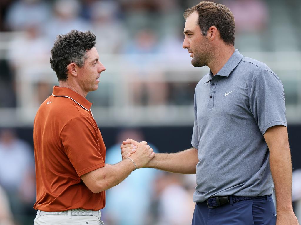Both Rory McIlroy and Scottie Scheffler made the weekend. Picture: Alex Slitz/Getty Images