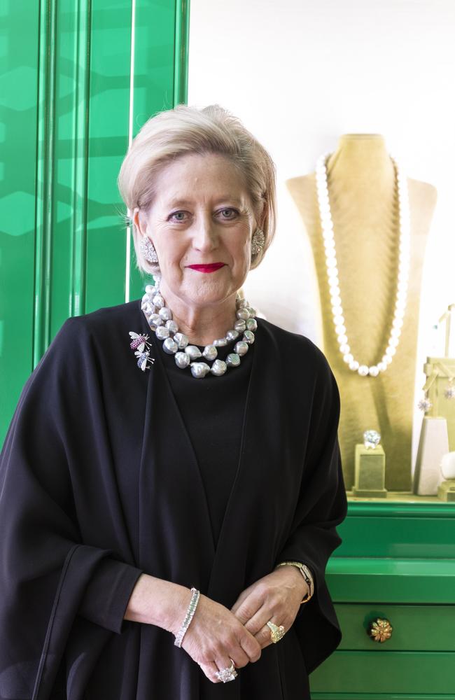 Jeweller Margot McKinney who has experienced an upturn in demand for high quality jewellery since Covid hit. Picture: Mark Cranitch.