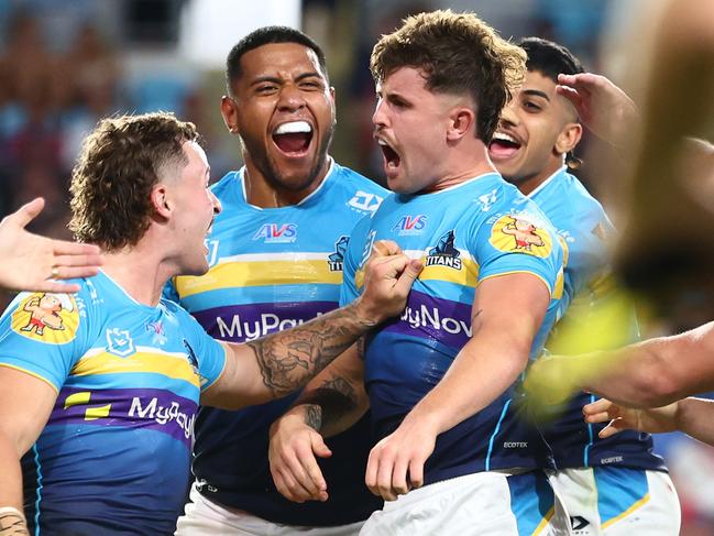Toby Sexton made his debut for the Titans in 2021. Picture: Chris Hyde/Getty Images