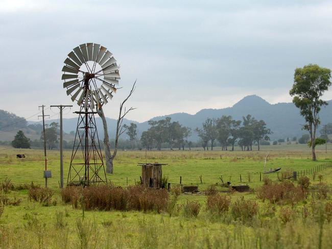 The pristine country side of the small NSW town of Bylong which is under pressure from coal mining companies .