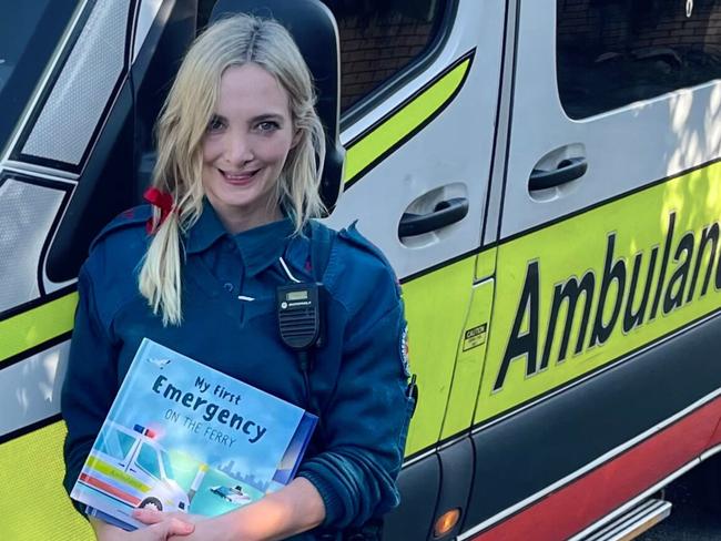 NT children's author Amie Cawood with one of her My First Emergency books. Picture: Supplied