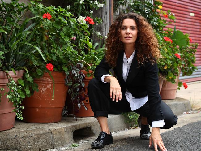 Star of Foxtel's Wentworth, Danielle Cormack at Surry Hills. Picture: John Feder/The Australian.