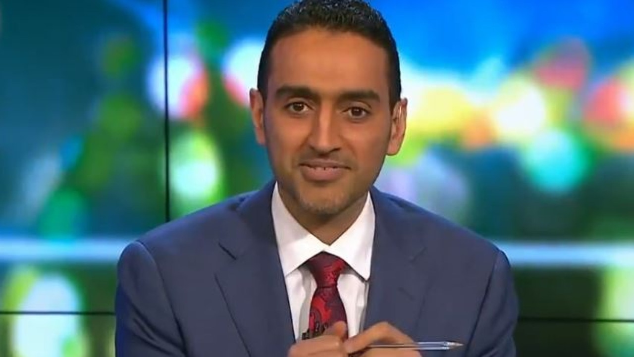 Waleed Aly was in disbelief by Kate Howard’s claims. Picture: Channel 10