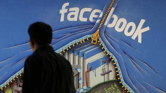 There’s a growing concern regarding how much data Facebook collects. Picture: AP.