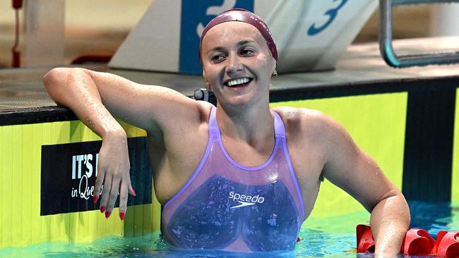 Aussie swimming superstar Ariarne Titmus. Picture: Bradley Kanaris/Getty Images