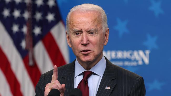 Biden has restored the daily press ­briefings. Picture: AFP