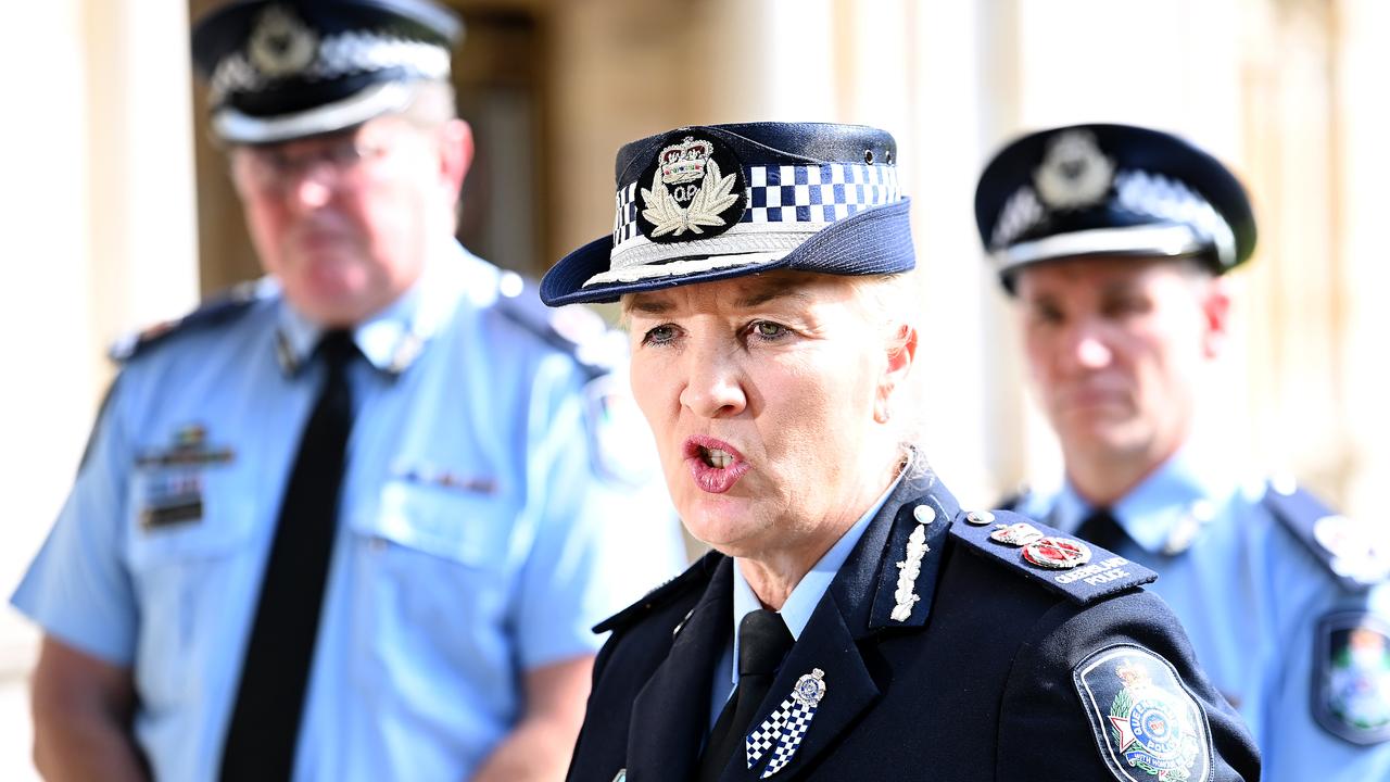 Commissioner Katarina Carroll says the new taskforce will help local police tackle youth crime. Picture: NCA NewsWire / John Gass