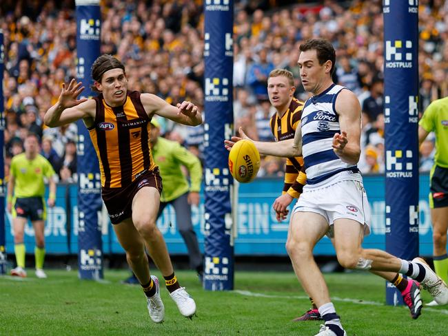 Jeremy Cameron . (Photo by Dylan Burns/AFL Photos via Getty Images)