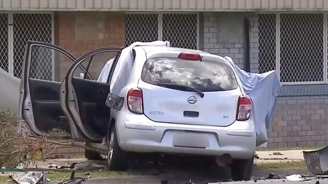 Ms Tan died after being pinned in her Nissan Micra following the crash along Windsor Rd, Burnside, on September 15. Picture: 7NEWS