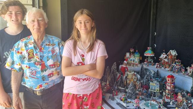 The Buck family in Caboolture said their display was dedicated to their family history. Picture: Supplied.