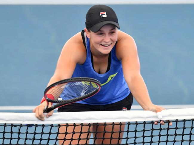 Ashleigh Barty has pledged to make a big donation to help bushfire victims around Australia. Picture: AAP Image/Darren England