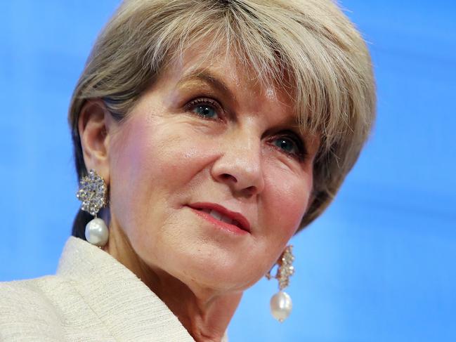 Former Liberal MP Julie Bishop said the onus of abiding by the rules that prevent former ministers lobbying governments or public servants should fall on those still in parliament. Picture: Kym Smith