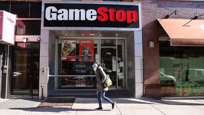 A GameStop store in Brooklyn. Picture: Getty Images