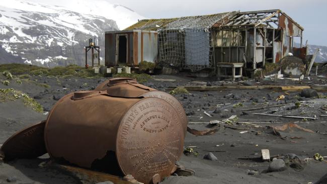 Part of the ANARE Base at Atlas Cove, which operated from 1947-55. Picture: Michael Dillon 2012