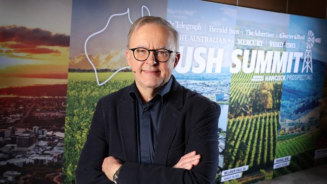 Prime Minister Anthony Albanese, The Courier-Mail Bush Summit, Townsville. Picture: Liam Kidston