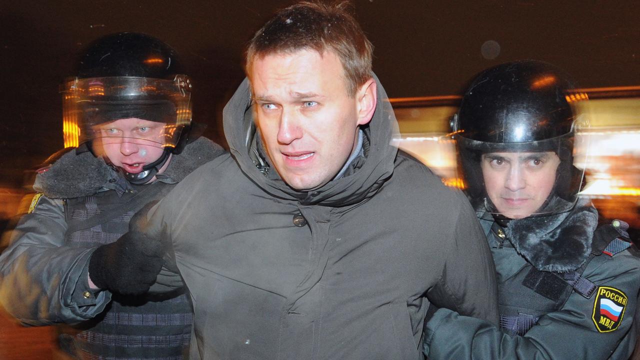 Mr Navalny was being held in a notorious Russian labour camp in the Arctic Circle when he died mysteriously. Picture: Alexander Nemenov / AFP