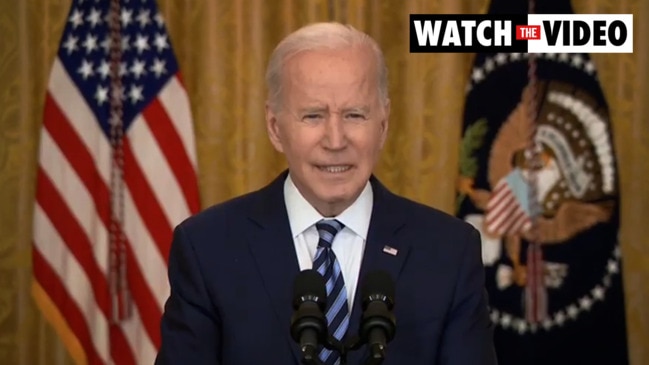 President Biden says American forces are not going to fight in Ukraine