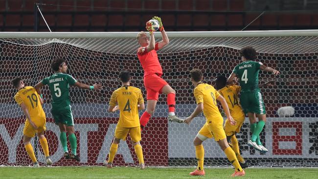 Olyroos keeper Tom Glover knows it’s going to be huge test.