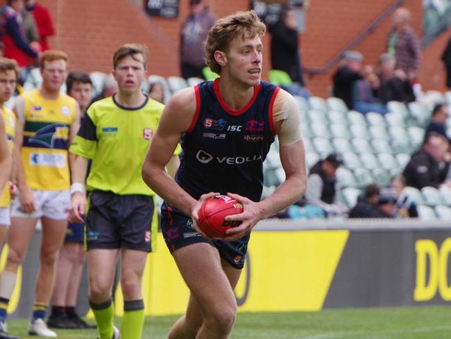 Norwood ruckman Henry Crauford. Credit: SANFL