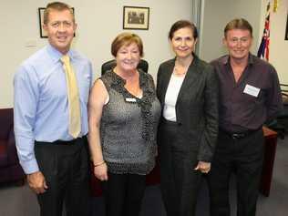 Cowper MP Luke Hartsuyker with Woolgoolga Retirement Village's Marian Harrington, Senator Concetta Fierravanti-Wells and Martin Bunyan from the Coffs Harbour Masonic Village. Picture: CONTRIBUTED