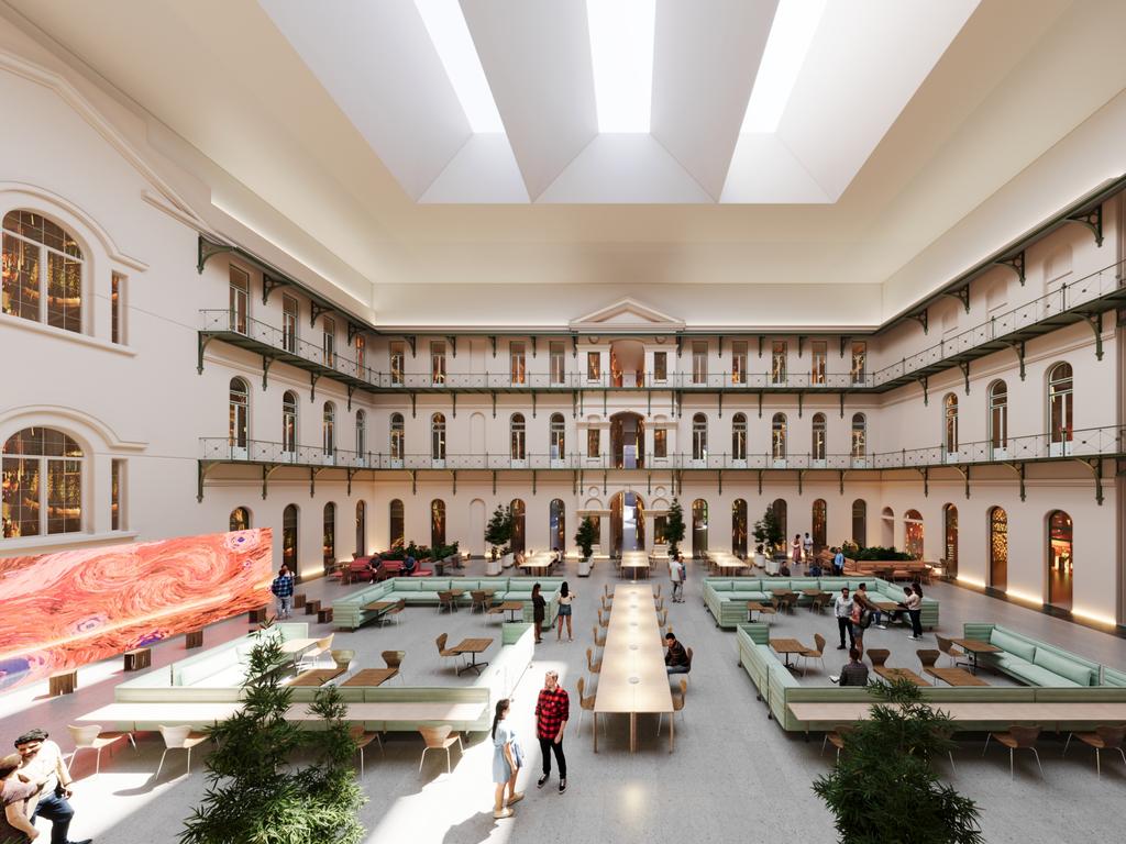 Griffith University Atrium space after renovations. Picture: supplied