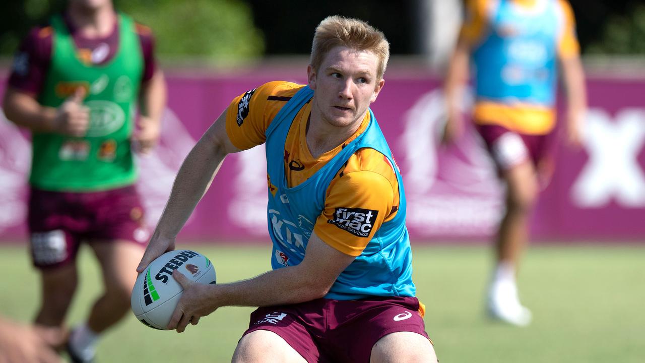 Tom Dearden may have played his last game for the Broncos after being dropped. Picture: Bradley Kanaris/Getty Images