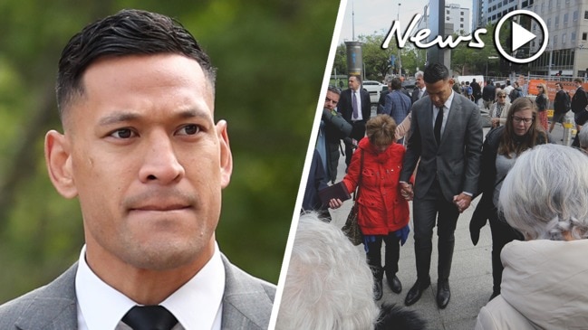 Israel Folau settles legal dispute with Rugby Australia