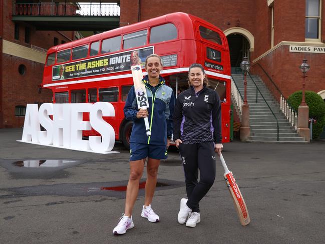 The women’s Ashes was officially launched on Wednesday at the SCG. Picture: Jason McCawley/Getty Images for Cricket Australia