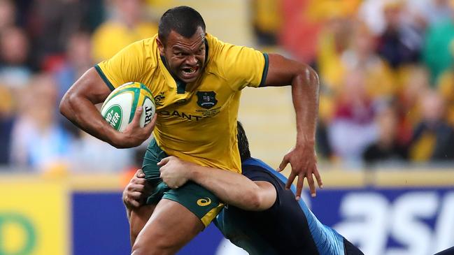 Kurtley Beale showed he is the Wallabies’ answer at fullback. Picture: Getty Images