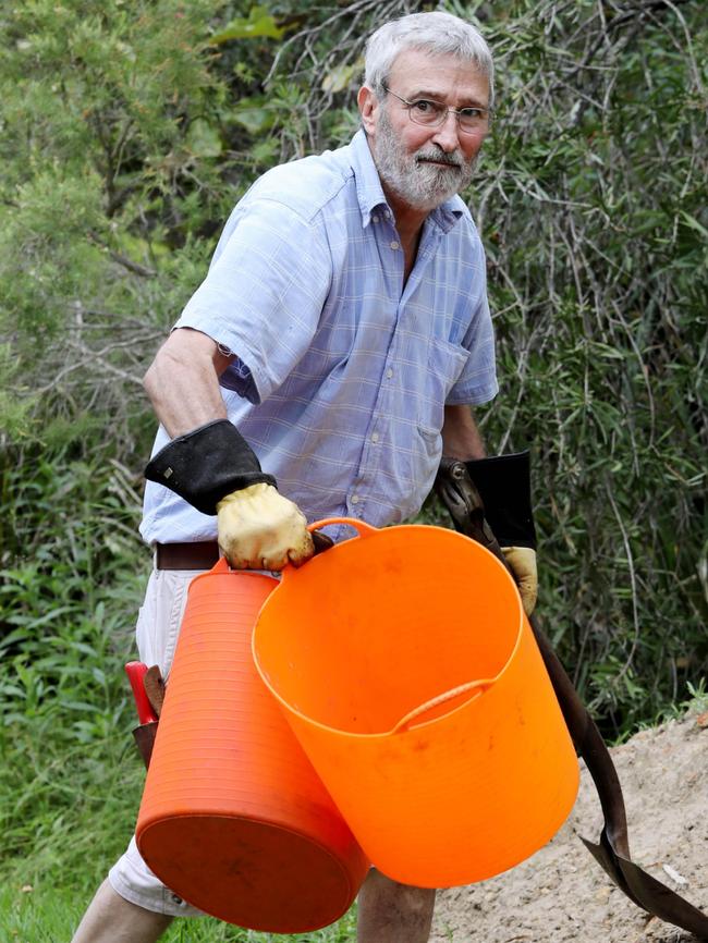 Don Burke near his property in Kenthurst last week.