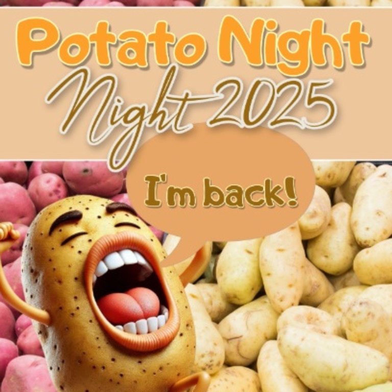 The infamous Potato Night fundraiser flyer mocking Peter Dutton.