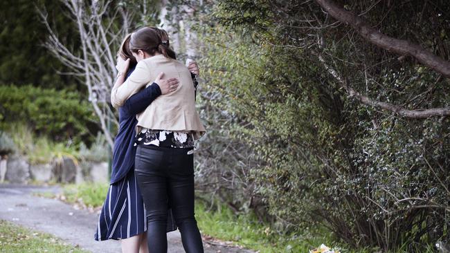 Locals sobbed at West Pennant Hills following the news. Picture: Flavio Brancaleone