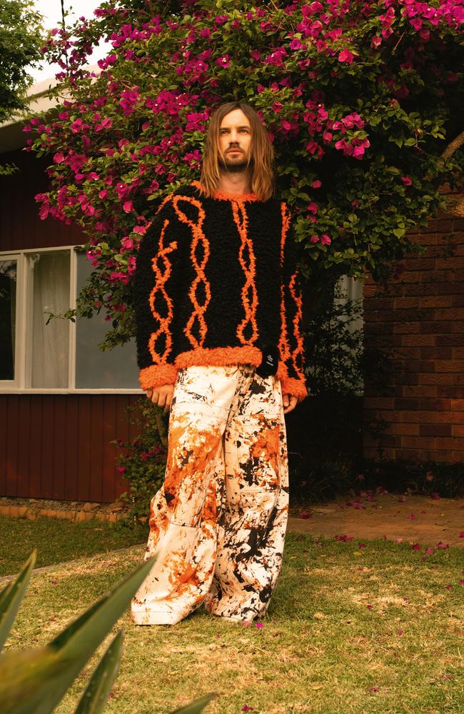 In the latest edition of GQ Australia, Kevin Parker reveals he wrestled with asking Mark Ronson for his hit song, The Less I Know The Better, back. Picture: James J Robinson/GQ