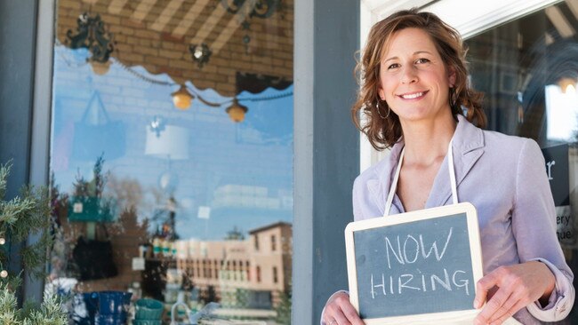 The trades, retail and hospitality sectors are among those still hiring new staff.