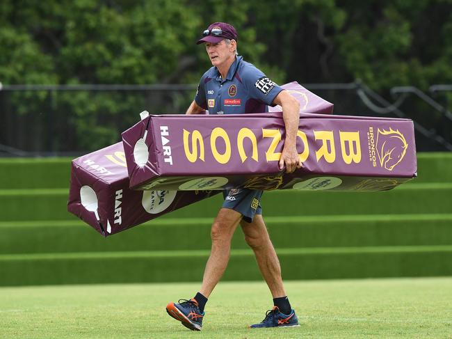 Wayne Bennett walked out of the Broncos and into the Rabbitohs – who he will lead to the grand final on Sunday. Picture: AAP Image/Dave Hunt