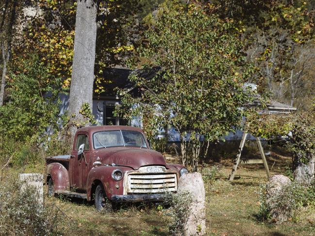 An abandoned old car near Route 66 in Devils Elbow, Missouri, USA. Picture: Angus Mordant for News Corp Australia