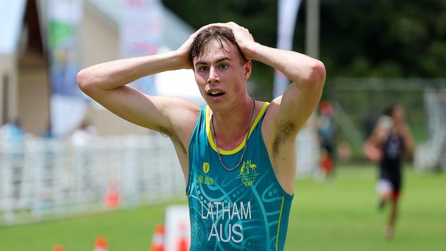 Jack Latham represented Australia at the 2023 Youth Commonwealth Games at Buccoo Beach Facility on August 06, 2023 in Tobago, Trinidad and Tobago. (Photo by Kevin C. Cox/Getty Images for Commonwealth Sport)