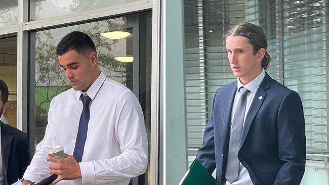 Thomas Olsson, 22, of Brisbane, and Alexander Priest, 18, of Shoalhaven, both pleaded guilty to possessing drugs at the Lost Paradise music festival at Glenworth Valley in 2022. Picture: NewsLocal