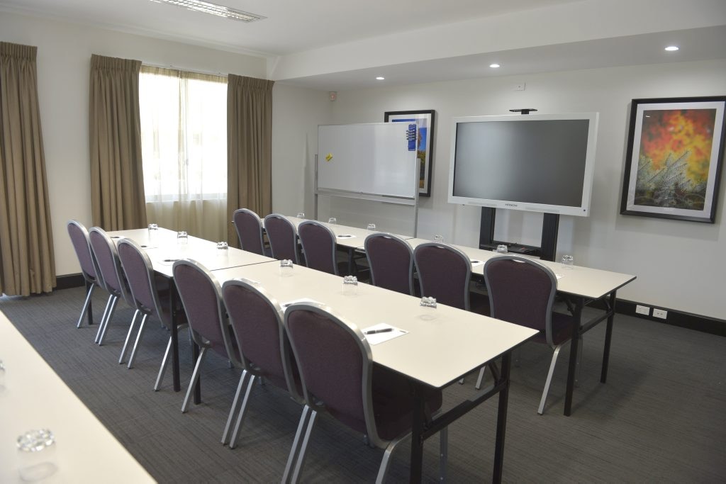 Conference room at Quest Toowoomba serviced apartments. Picture: Nev Madsen