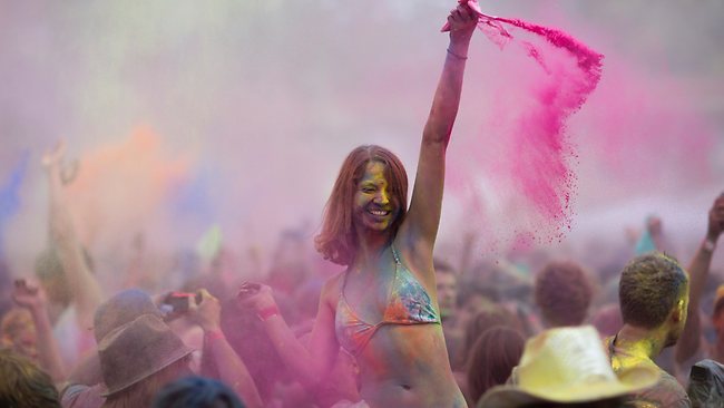 Holi cow, the colour's come to town | The Australian