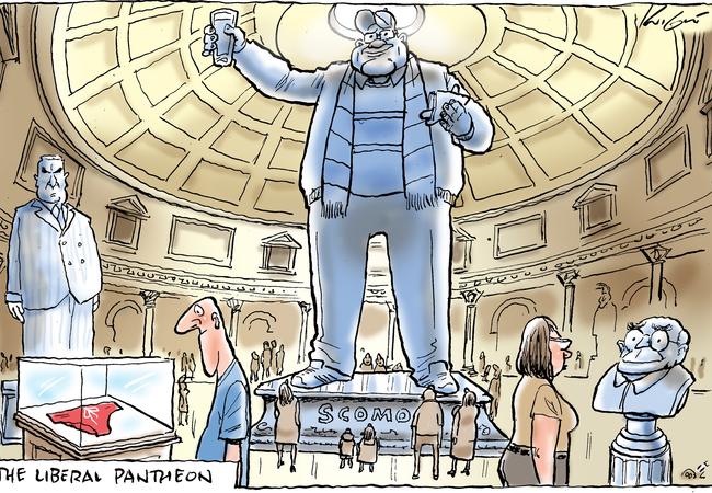 “The Liberal Pantheon”. Cartoon: Mark Knight