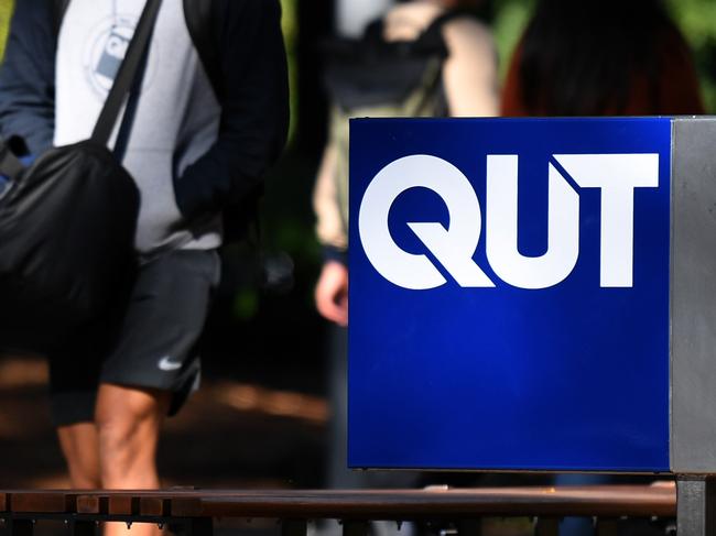 BRISBANE, AUSTRALIA - NCA NewsWire Photos AUGUST, 05, 2020.A QUT university student is seen on campus in Brisbane. Students face losing their concession fares because Translink loophole doesn't grant cheaper fares to external students.Picture: NCA NewsWire/Dan Peled