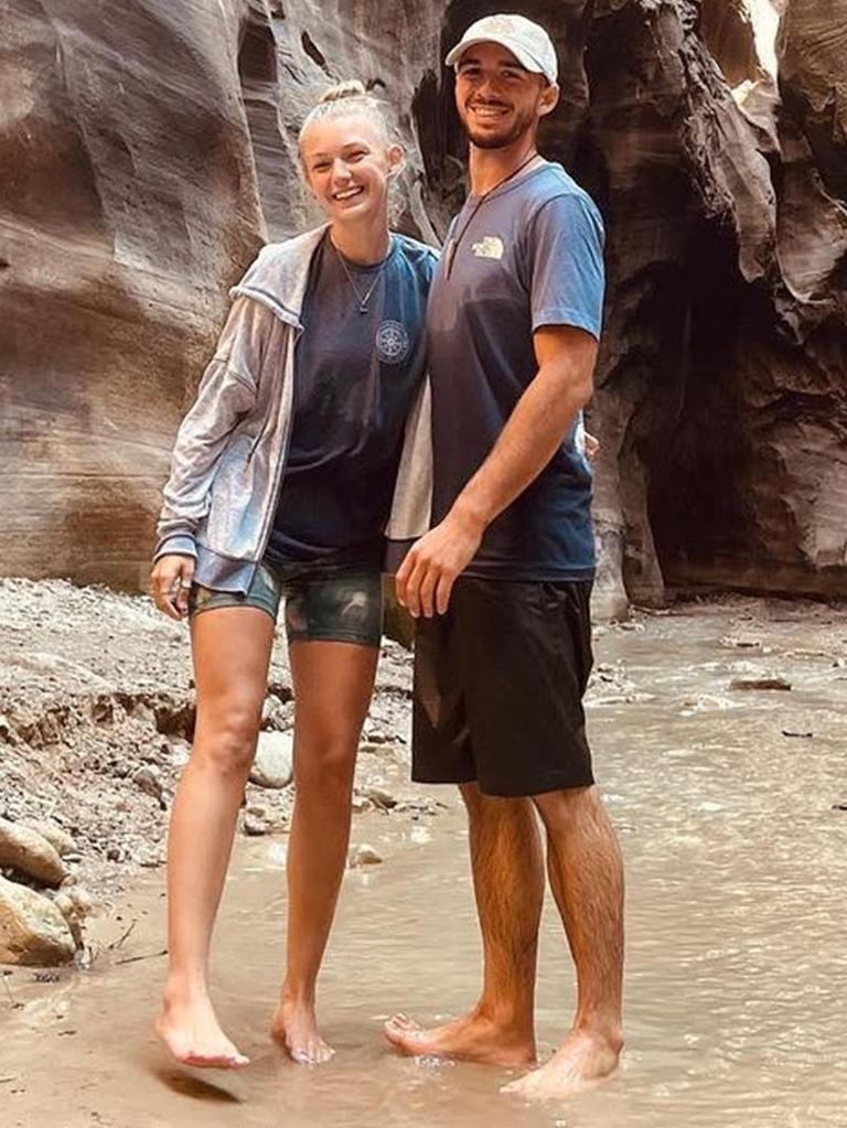 Gabby Petito and Brian Laundrie were on a cross-country road trip together. Picture: Instagram