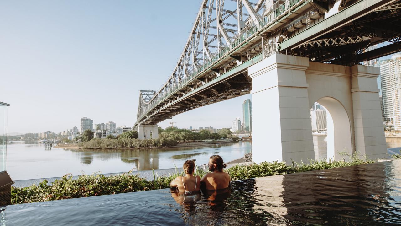 Crystalbrook Vincent has epic views over Brisbane River and Story Bridge.