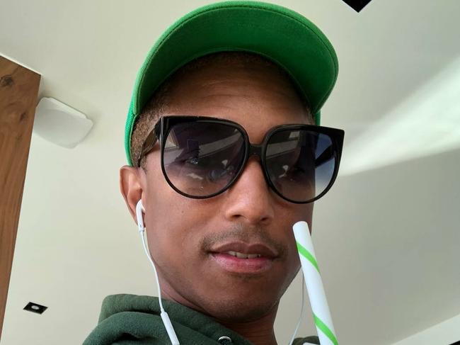 To his considerable credit, Pharell Williams has revealed he now thinks very differently about some of the lyrics he wrote for the 2014 hit Blurred Lines. Picture: Instagram