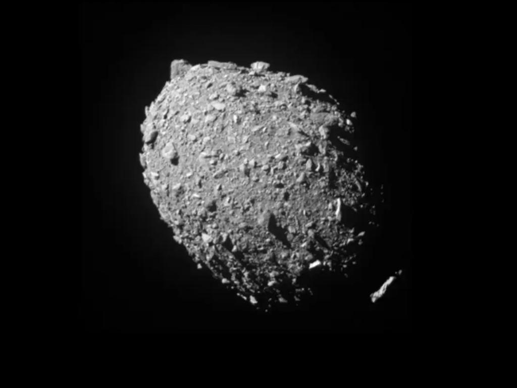 Rocky debris caused by a NASA mission could create the first human-made meteor shower. Picture: NASA