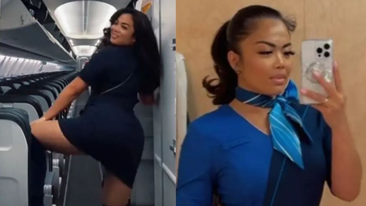 Flight attendant sacked over risqué act