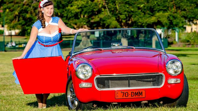 Donna McAndrew (Miss Behave) from Bald Hills. Picture: AAP/Richard Walker