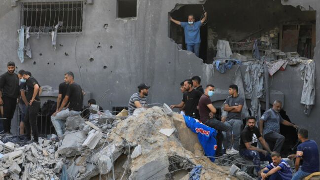 Israel Has Carried Out Air Strikes On The Jabalia Refugee Camp In Gaza ...